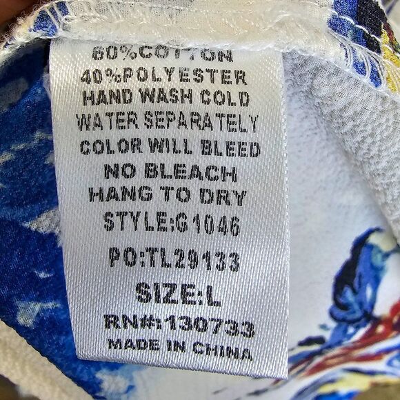 Umgee Women's Floral Off Shoulder Shift Dress Size Large - Picture 7 of 7